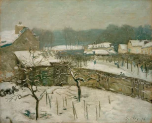 Louveciennes nella neve (Atmosfera nevosa a Marly)