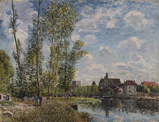 Moret, Vista del Loing, Pomeriggio di Maggio