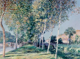 Strada per Louveciennes di Alfred Sisley