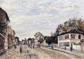 Scena di strada a Marly, 1876