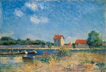 Le rive del Canal du Loing a Saint-Mammes