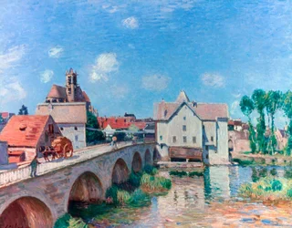 Il ponte a Moret, 1893