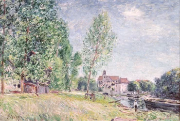 Il cantiere del costruttore a Matrat, Moret-sur-Loing