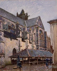 La chiesa di Moret sotto la pioggia, 1894