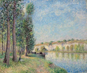 Il Loing a Moret, 1885