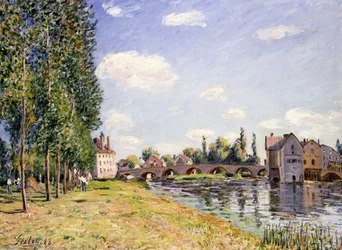 Il ponte di Moret in estate, 1888