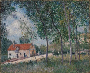 La strada da Moret a Saint-Mammès