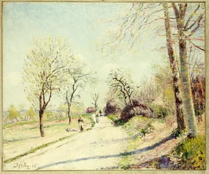 La strada da Veneux a Moret in un giorno di primavera, 1886
