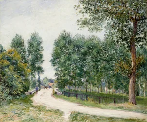 Il sentiero di Saint-Mammes, mattina, 1890
