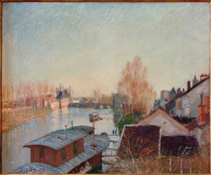 Riva del Loing a Moret