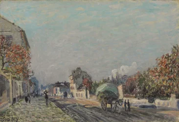 Una strada a Marly, 1876
