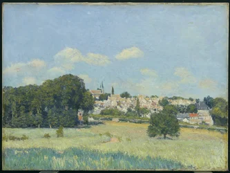 Vista di Marly-le-Roi, effetto di sole