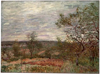 Giornata ventosa a Veneux, 1882