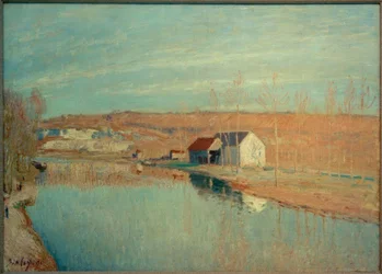 Il Loing e le colline di St. Nicaise - Sole di marzo