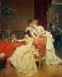 Alfred Stevens, La tazza di tè