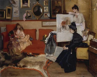 Nello Studio, 1888