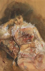 Ritratto di Sarah Bernhardt 1844-1923, c. 1880