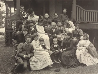 La famiglia Stieglitz a Oaklawn, Lake George