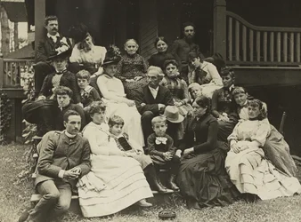 Famiglia Stieglitz a Oaklawn, Lago George, 1888