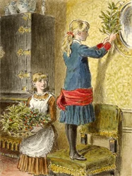 Decorazioni per Natale, pub. 1854