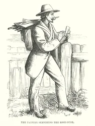 Hans Christian Andersen: Le famiglie vicine (litografia)