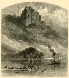 Chimney Rock, vicino a Fountain City, 1874