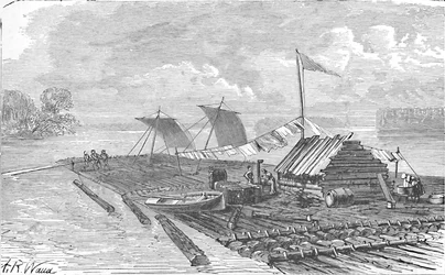 La zattera, 1883