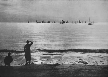 Flotta di perle che torna all