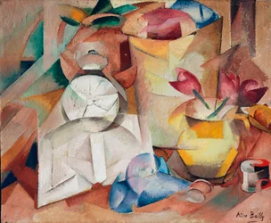 Natura morta con sveglia, 1913