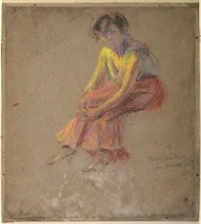 Donna seduta