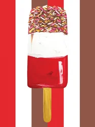 Ghiacciolo con granelli di cioccolato