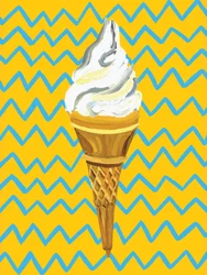 Conetto di gelato soffice