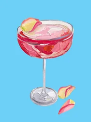 Cocktail rosa vivace