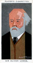 Sir Oliver Lodge, fisico britannico, 1926
