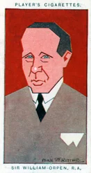 Sir William Orpen, pittore britannico, 1926