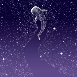 Star Eater: sfumatura dal blu scuro al viola