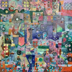 Geometria astratta e colorata