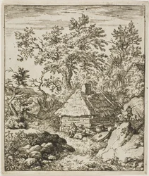 Paesaggio con macina