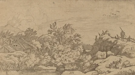 Pastore di capre su una collina, probabilmente c. 1645-1656