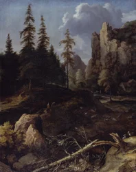 Paesaggio montano norvegese