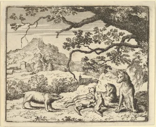 Renard riceve una nuova citazione dal tasso, 1650-75