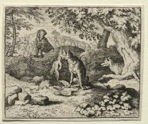 Reynard la Volpe: Il Tasso Viene ad Avvertire Reynard
