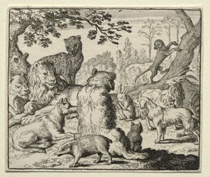 Reynard la Volpe: Il leone ordina la ricerca di Reynard