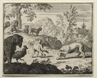 Reynard la Volpe: Il combattimento tra Reynard e il lupo
