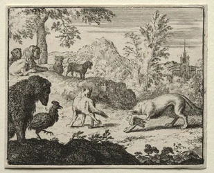 Reynard la Volpe: Il combattimento tra Reynard e il Lupo