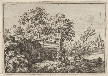 La capanna del pescatore, XVII secolo
