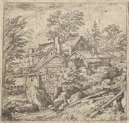 Il villaggio sul pendio della montagna