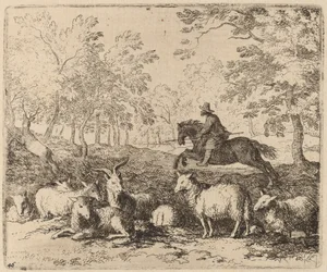 Il cavallo costretto a inseguire il cervo