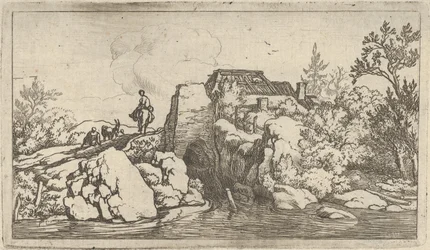 Il cavaliere sul ponte di pietra