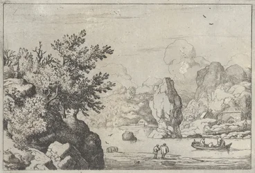La roccia nel mezzo del fiume